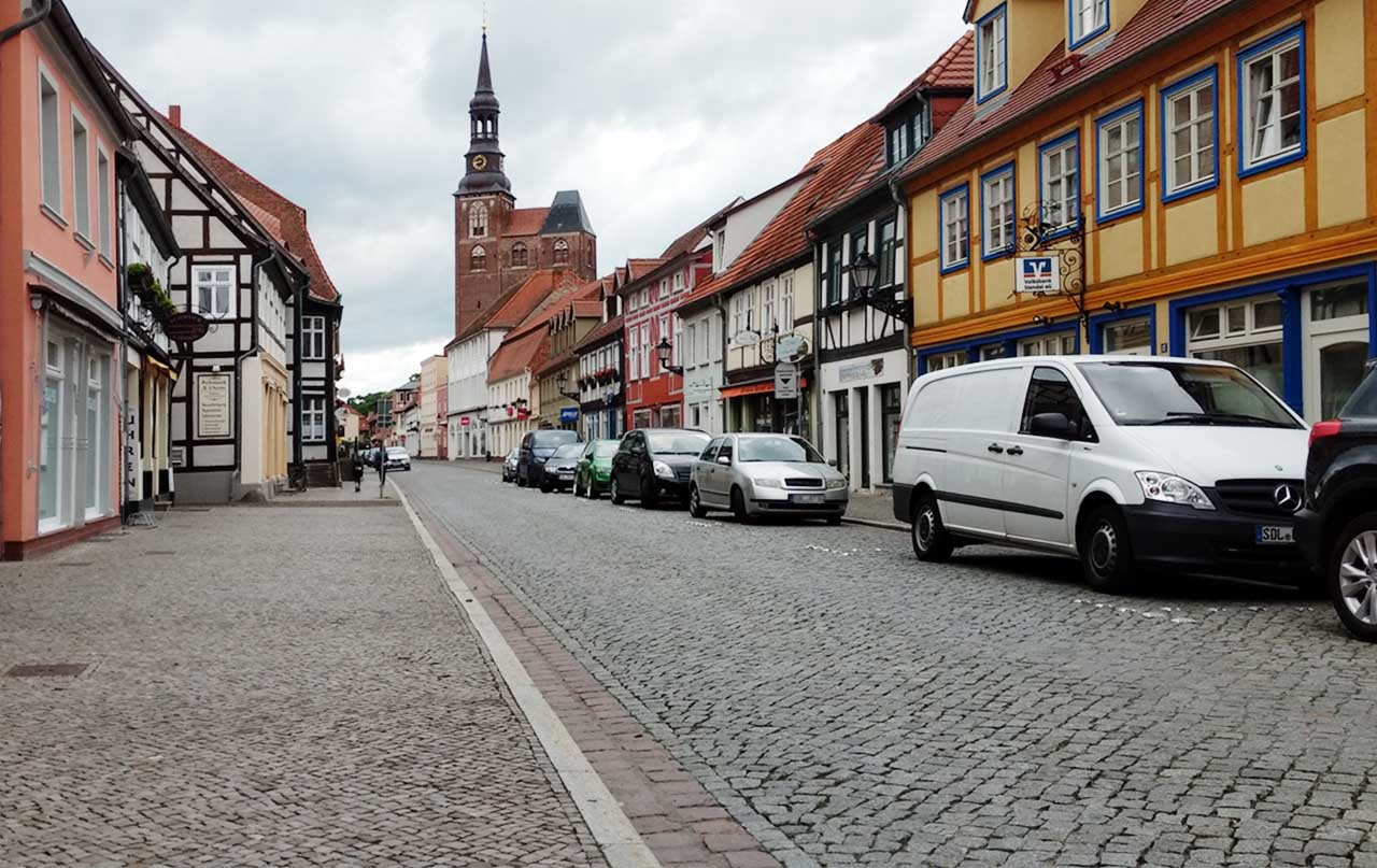 Lange Straße in Tangermünde